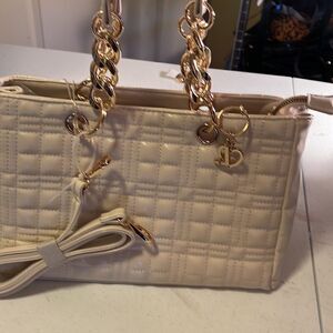 NWT Women's Love Washed Faux Leather Tote Bag